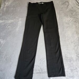 Betabrand Dress Pant Yoga Pants Black Straight Leg Size Medium Long M Stretch